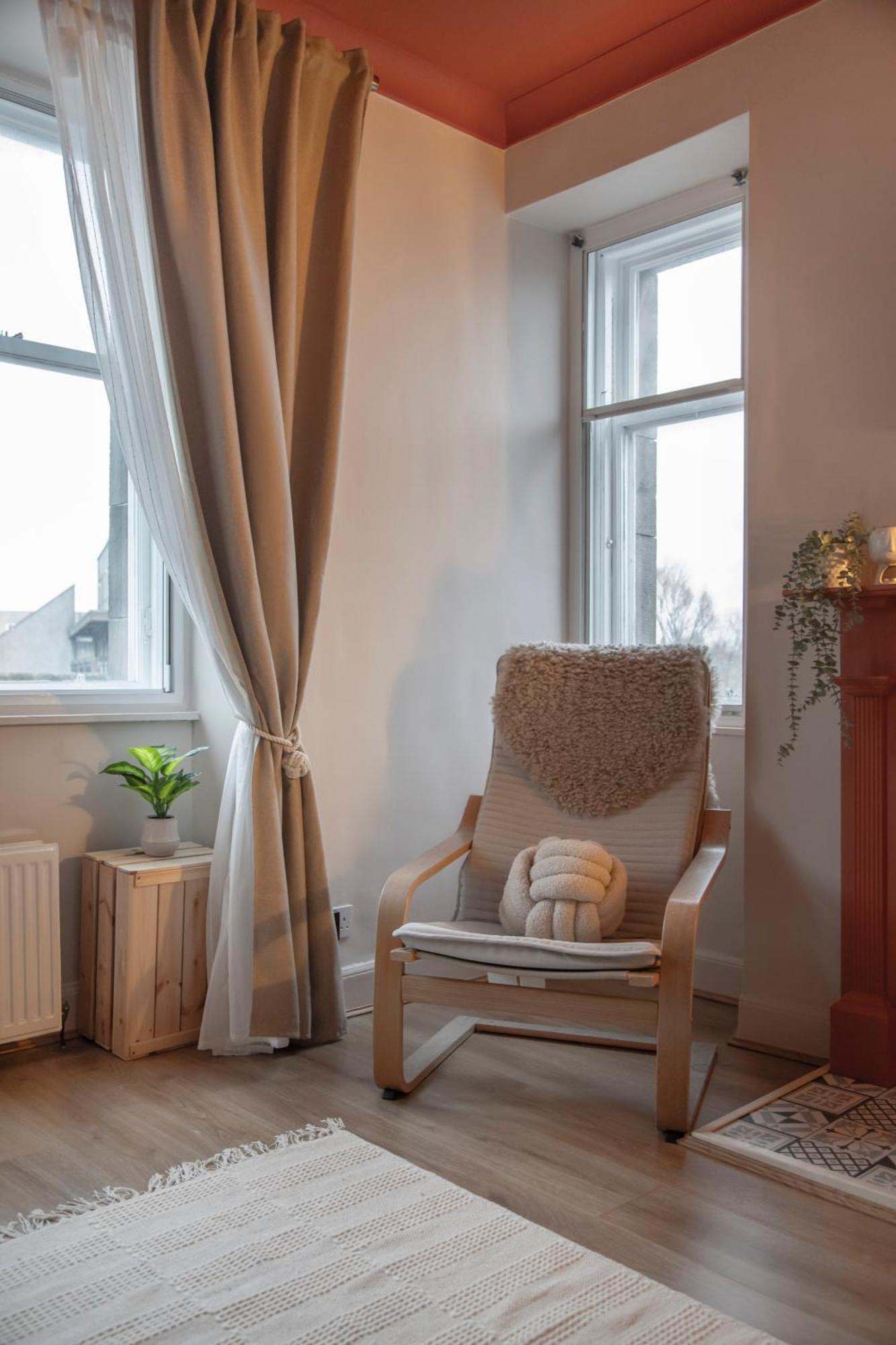 Trendy 2 Bed Flat - Near Airport Apartment Broxburn Luaran gambar