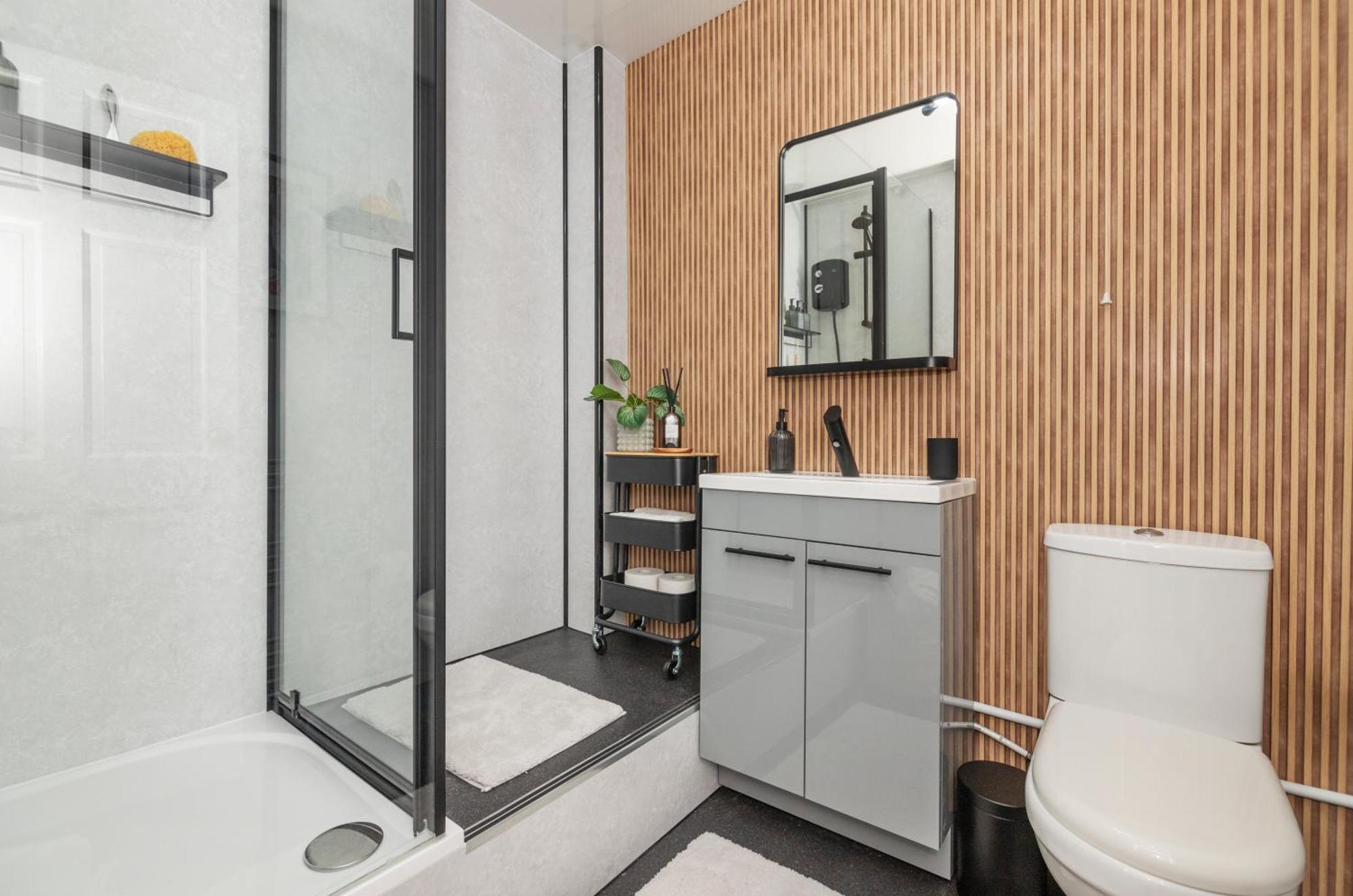 Trendy 2 Bed Flat - Near Airport Apartment Broxburn Luaran gambar
